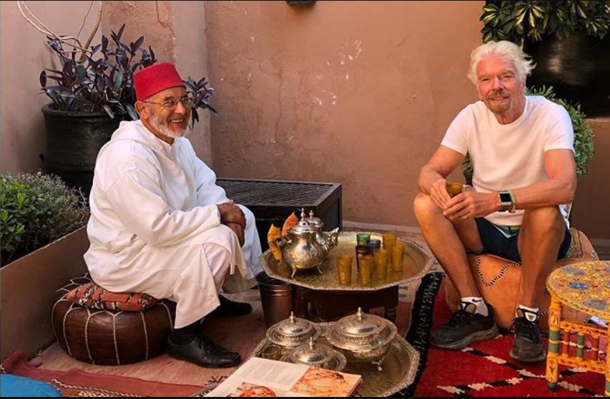 Richard Branson in Morocco