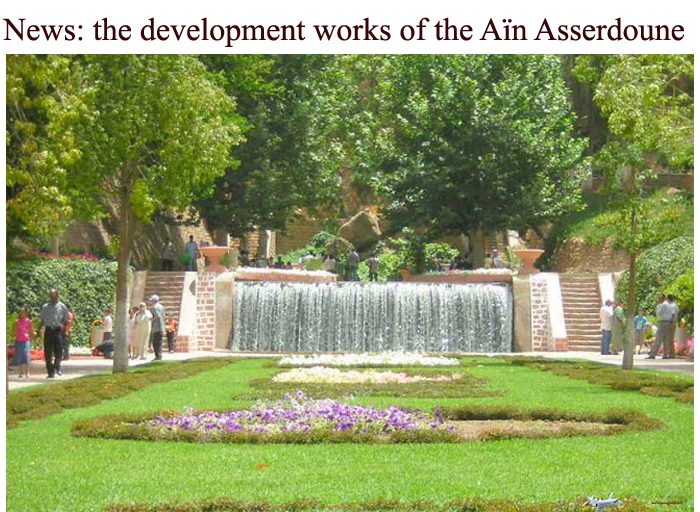 the development of Ain Asserdoune in Beni Mellal